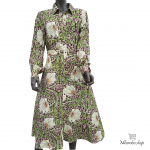 Robe fleurie vert-citron