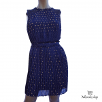 Robe bleue fleurie