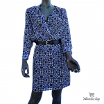 Robe fleurie noir blan
